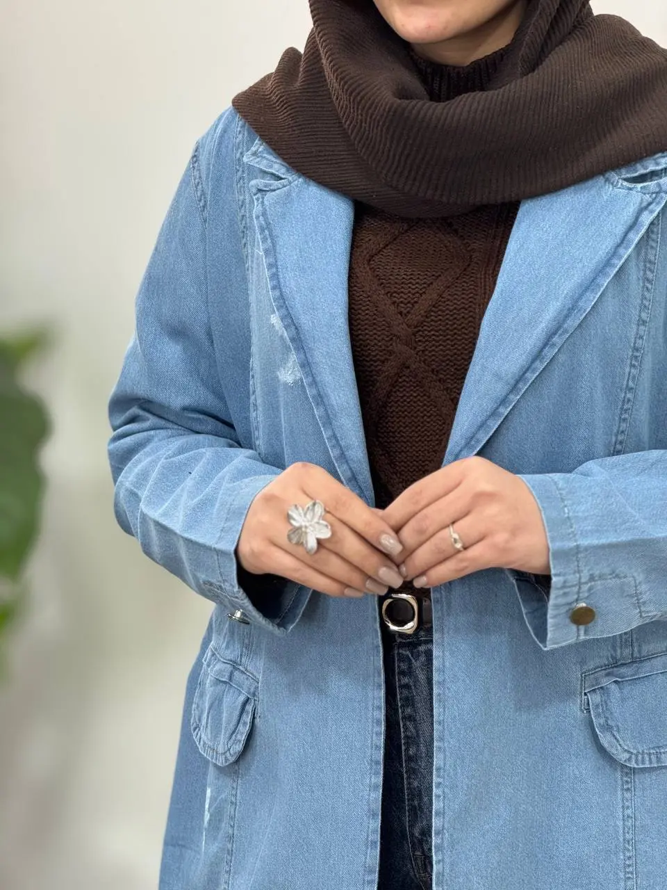 مانتو کتی جین ارغوان